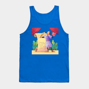 William Shakespeare Poetry Tank Top